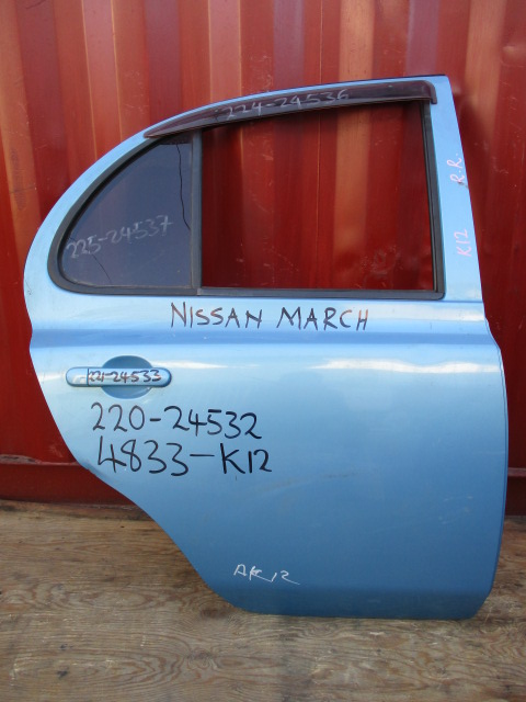 Used Nissan March VENT GLASS REAR RIGHT